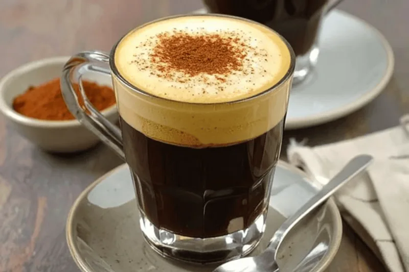 Lớp kem trứng béo mịn hòa cùng vị cà phê đậm tạo nên hương vị độc đáo khó quên.