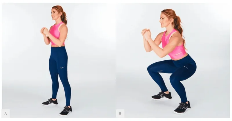 Squat là bài tập cơ bản giúp mông, đùi và thân dưới khỏe hơn