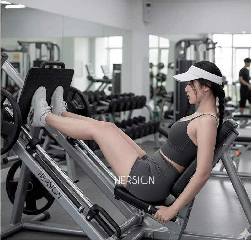 Leg Press giúp nữ mới tập rèn sức mạnh chân, đùi và mông an toàn hơn
