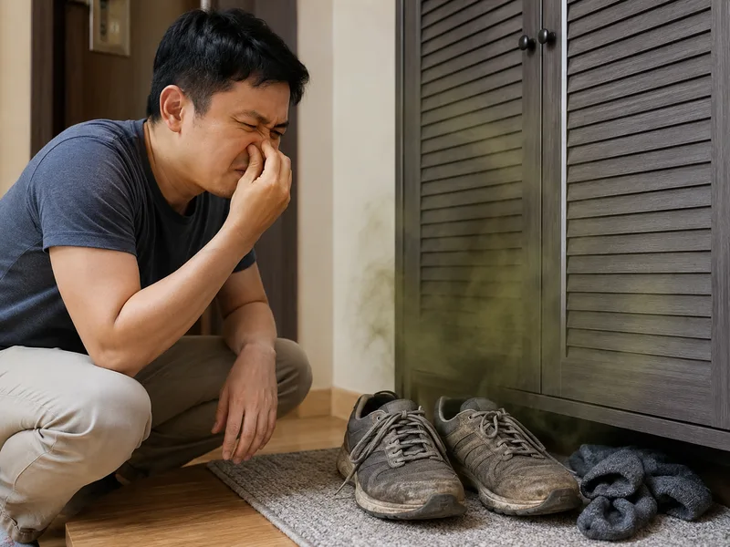 Một số thói quen sai như dùng lại tất ẩm hoặc đi giày chưa khô có thể khiến hôi chân nặng hơn.