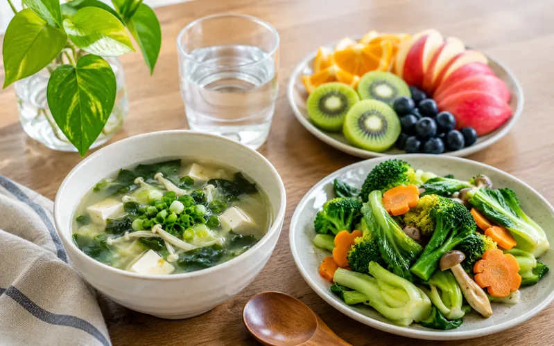 Chế độ ăn mềm, đủ nước và ít gia vị mạnh giúp khoang miệng dễ chịu hơn.